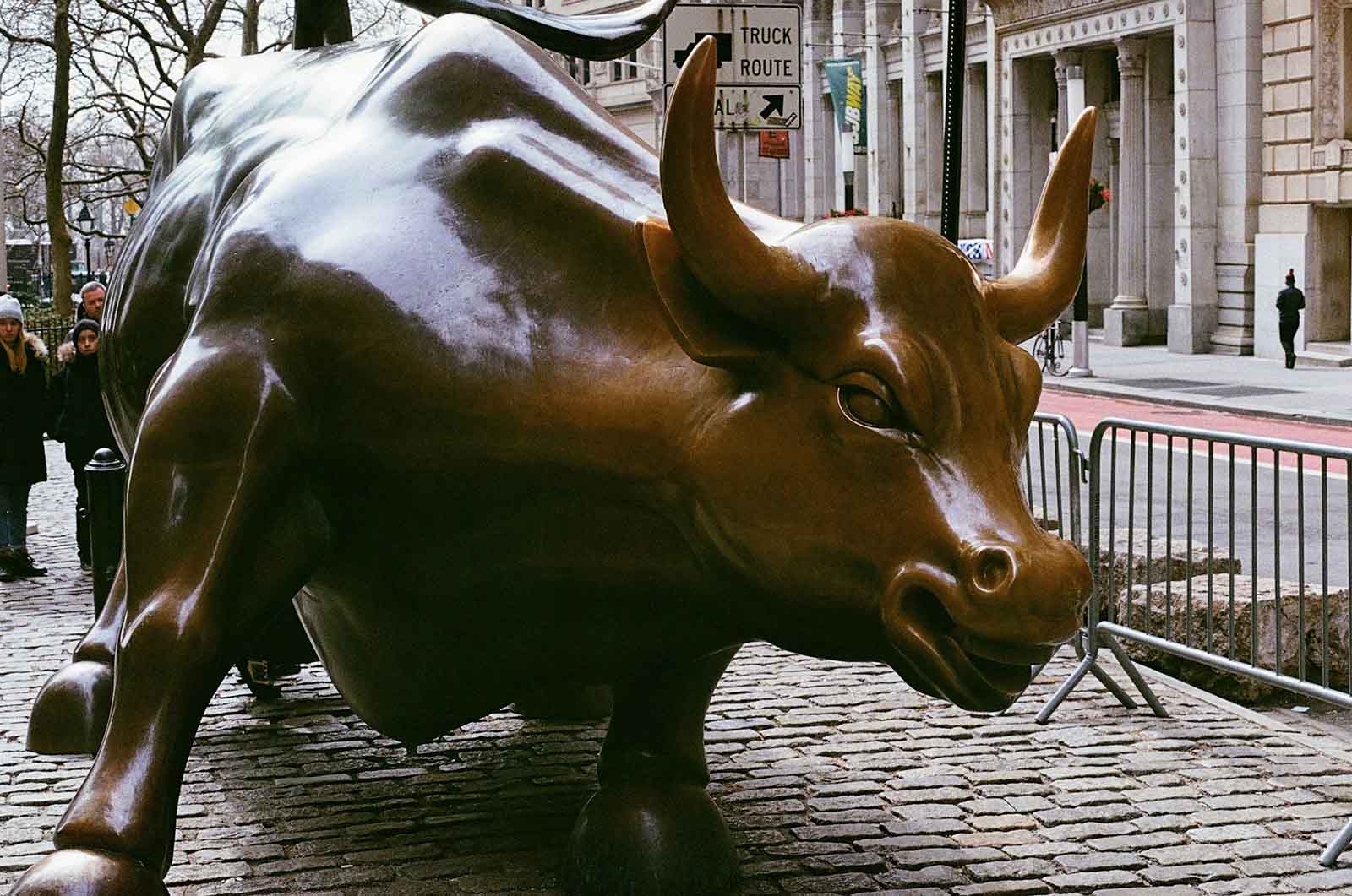 Bulle vor der New Yorker Börse